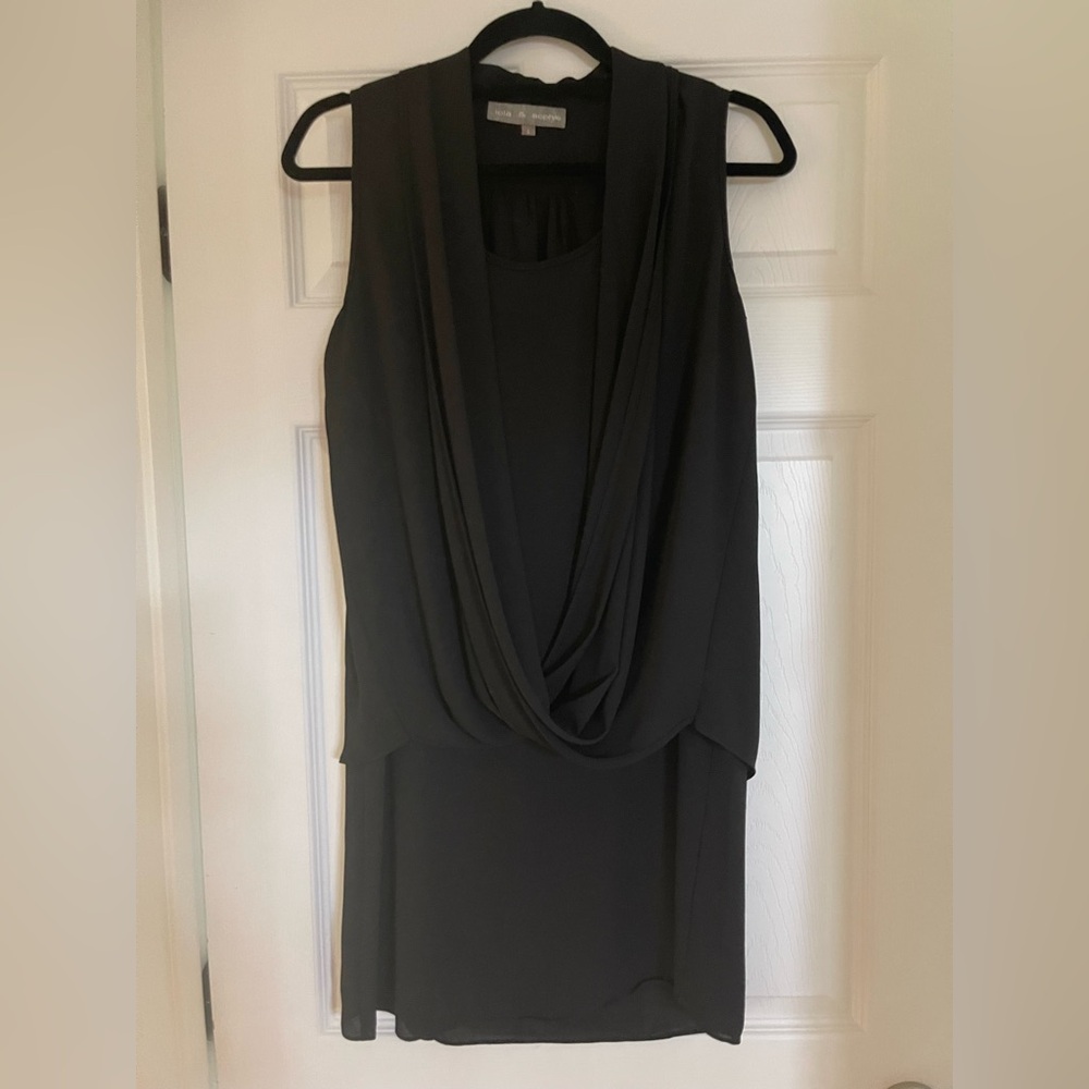 Lola & Sophie Black Mini Dress